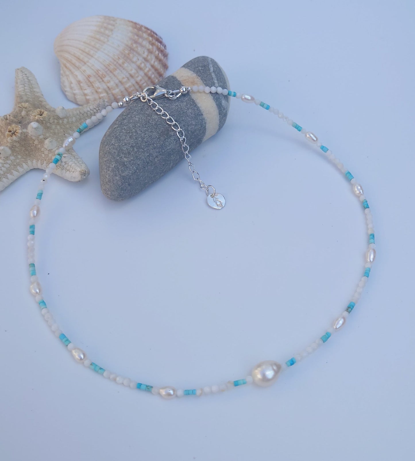 Beach Babe Pearl & Turquoise