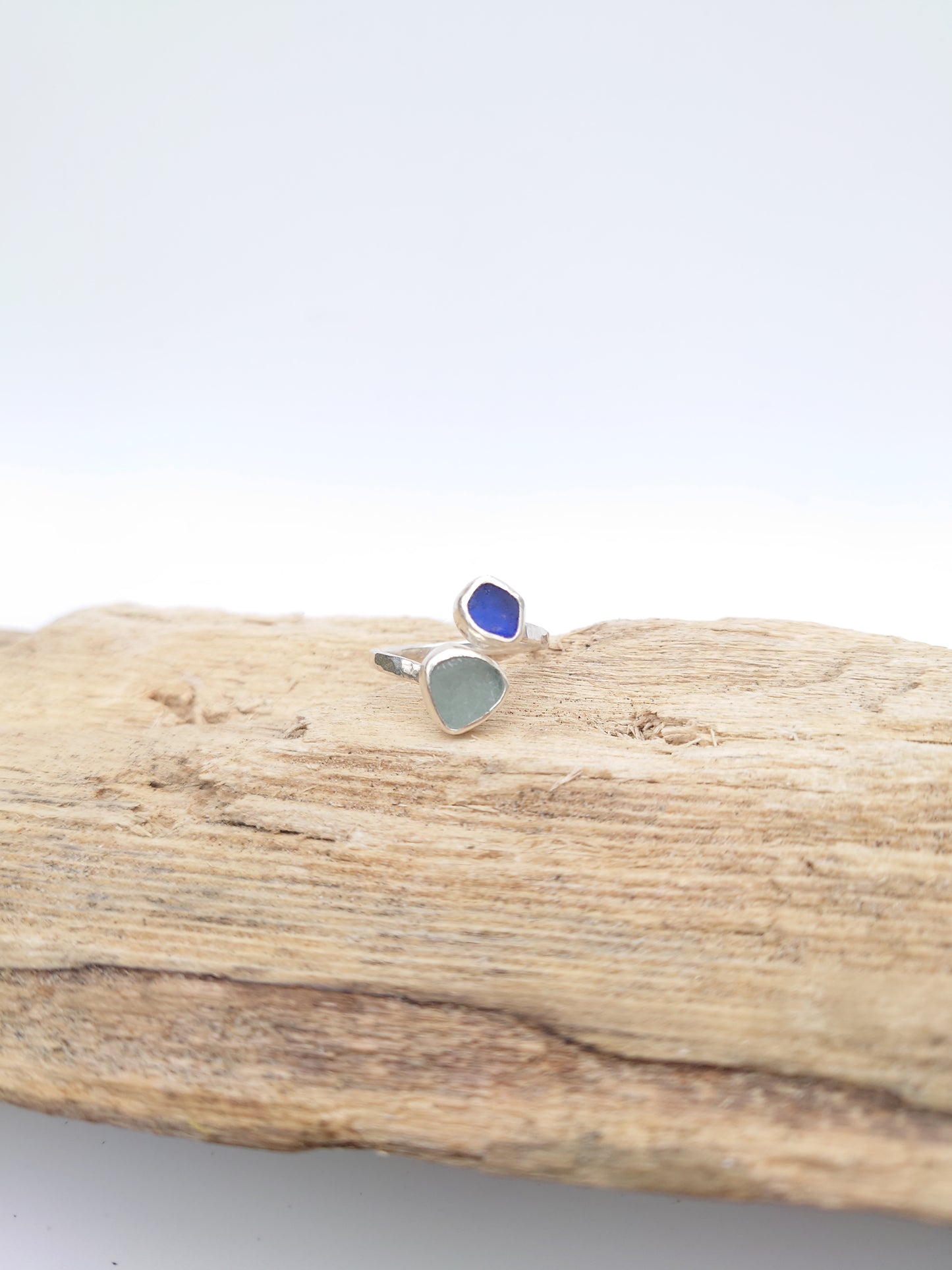 Adjustable Sea Glass Ring Collection