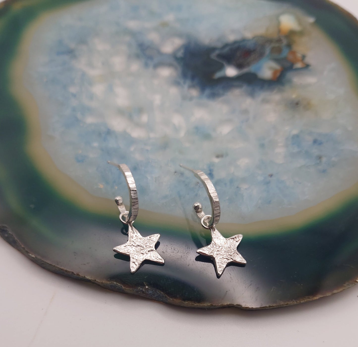 Star Hoop Earring