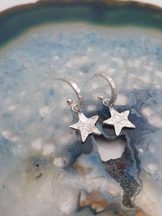 Star Hoop Earring