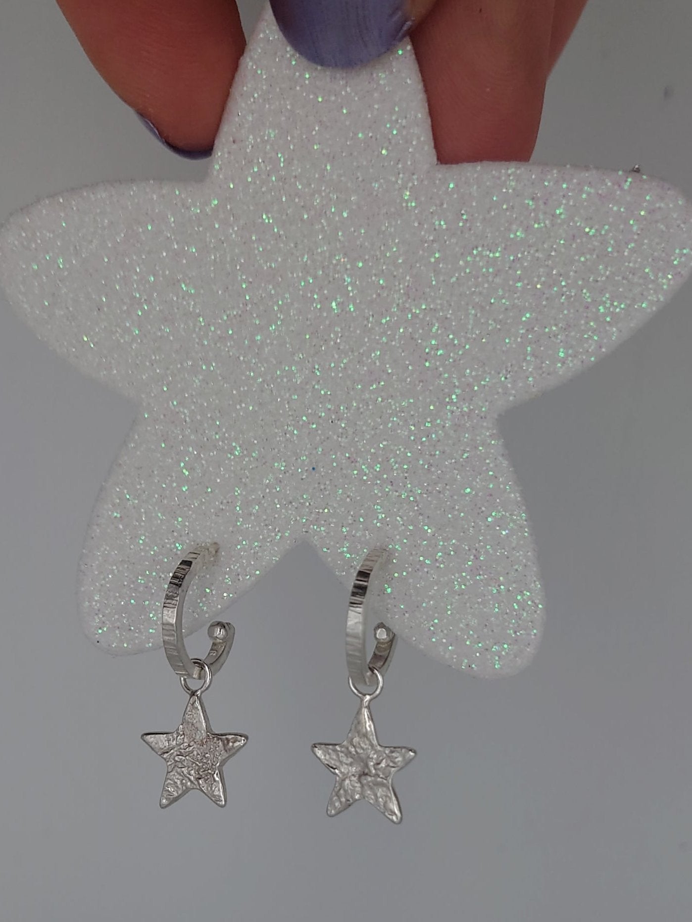 Star Hoop Earring