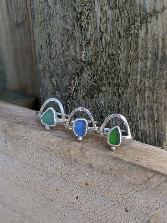 Ocean Cliffs Sea Glass Ring