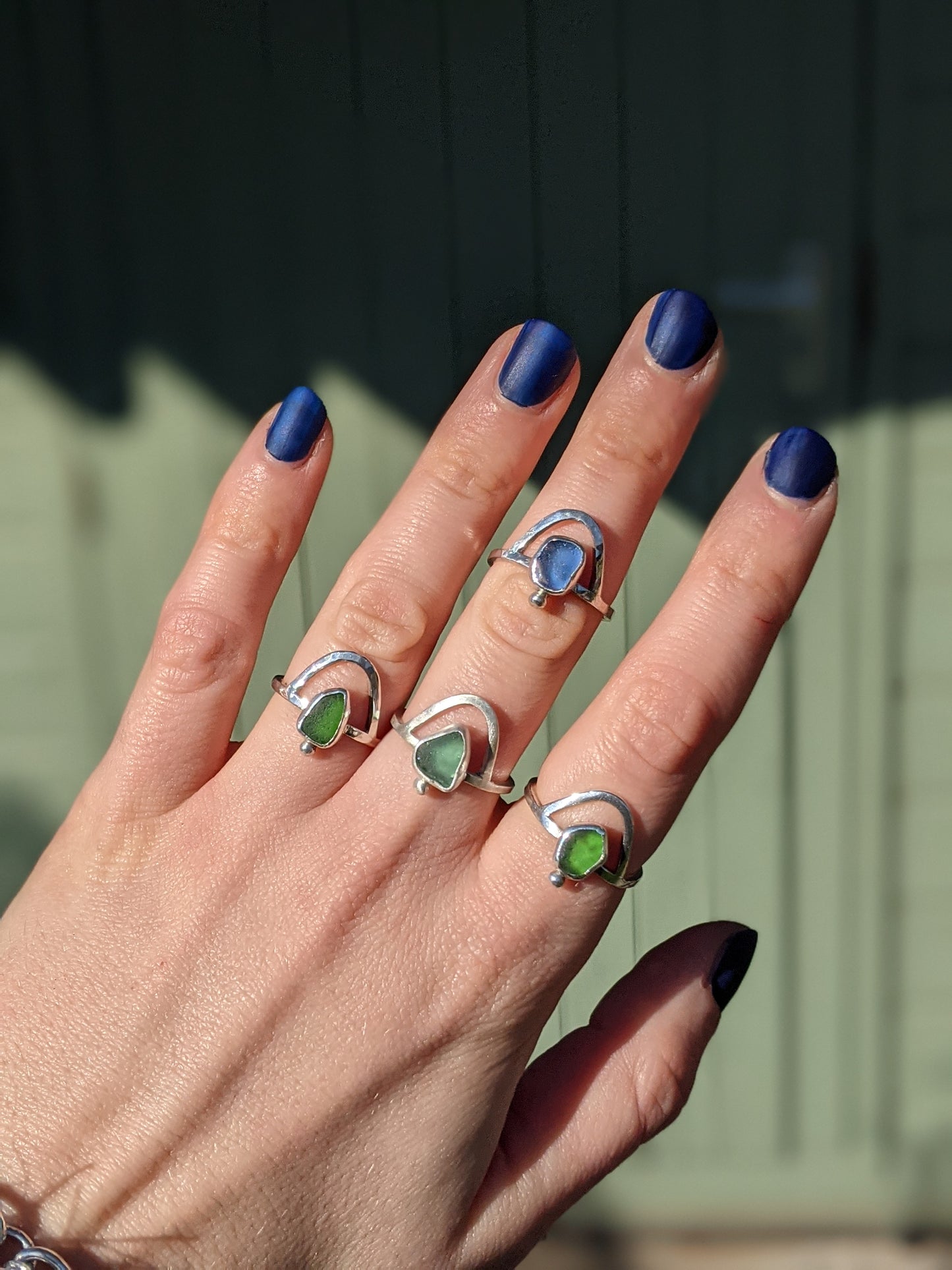 Ocean Cliffs Sea Glass Ring