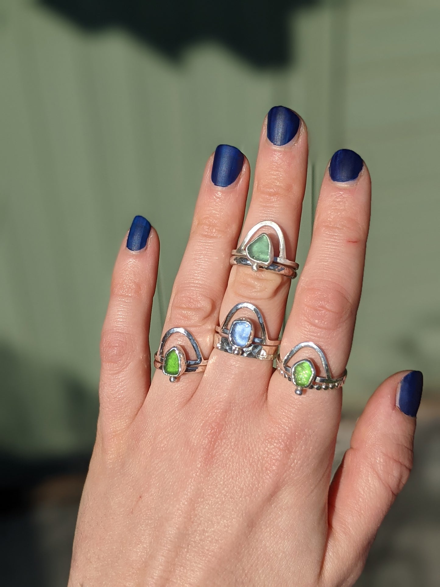 Ocean Cliffs Sea Glass Ring